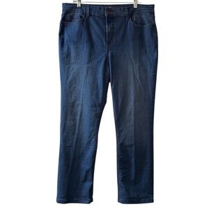 NYDJ Lift & Tuck Marilyn Straight Leg Jeans **see description & measurements 16